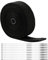 FAAING 15m x 50mm Hitzeschutzband Basaltfaser, Schwarz Hitzeschutzband Auspuff mit 10 Edelstahl Kabelbinder, Fiberglas Auspuffband für Motorrad Fächerkrümmer Krümmerband Thermoband