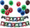 Video Game Birthday Decorations Gaming Party Pack,1pcs Happy Birthday Game Banner and 12pcs 12inch Gaming Player Party Balloons for Kids Girls Boys Games Controller Birthdays Party Supplies