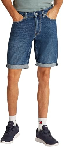 Calvin Klein Herren Jeans Shorts Slim mit Stretch, Blau (Denim Dark), 31W