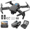Drohne mit Kamera 4K, Drone für Anfänger,Drohne für Kinder,RC Quadcopter mit 2 Batterien，Schwerkraft Sensor, Flip mode, Abflug/Landung mit einer Taste, Headless Mode-mattschwarz