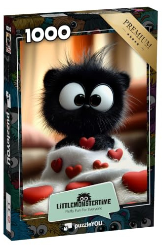 puzzleYOU: Puzzle 1000 Teile „LITTLEMONSTERTIME: Coco“