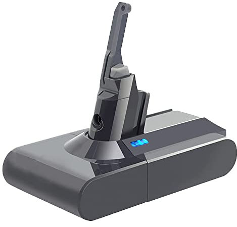 Bonadget Batterie de rechange 8000 mAh/8,0 Ah pour aspirateur à main Dyson V8 21,6 V Li-ion pour aspirateur à main Dyson V8 Animal Absolute Motorhead Fluffy SV10