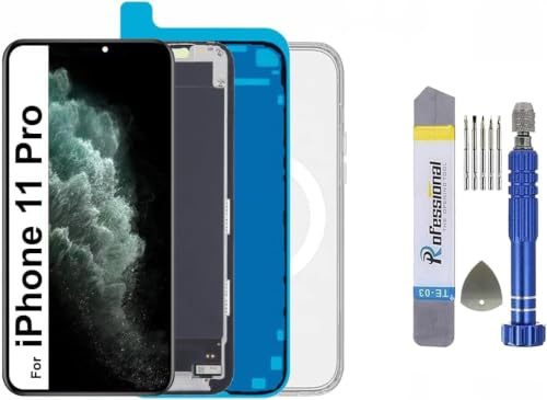 It'Go Full Incell Display for iPhone 11 Pro LCD Screen Replacement Touchscreen with Tool Black with Frame High Quality