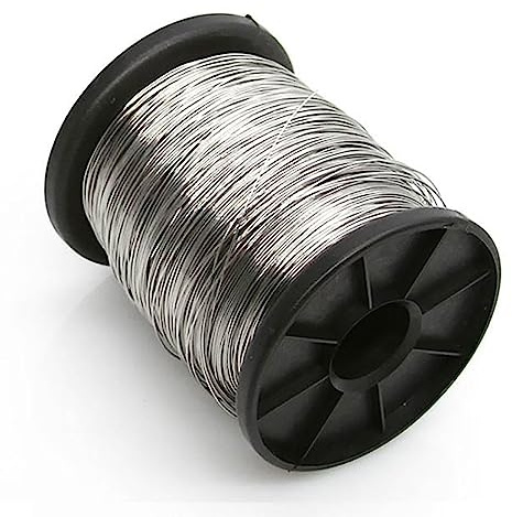 10M 304 Stainless Steel Craft Beading Wire - Flexible & Durable Engraving Wire for DIY Projects, Construction(0.5mm)