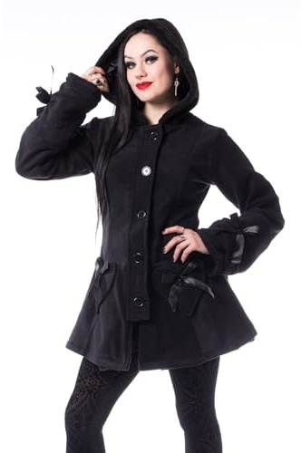 Poizen Industries Alison Coat Frauen Kurzmantel schwarz Industrial