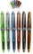 6 Stücke 992 Transparentem Kunststoff Füllfederhalter, Feinfeder Füllfederhalter Set, Jinhao Silber Clip Und Schraubverschluss, Solide Farben (Grün, Weiß, Blau, Orange, Grau, Braun)