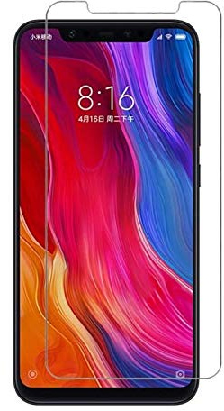 COPHONE® Pack de 2 verres trempé compatible avec Xiaomi Mi 8, film de protection écran Premium Anti Chocs et Casse, Anti empreintes, bords arrondis,dureté max 9H Tempered glass 2,5d