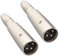 Jopto Lot de 2 XLR 3 Broches Mâle Broches vers 6,35 mm 1/4 Mono Jack Femelle Adaptateur Onvertisseur