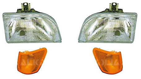 Halogen Scheinwerfer Set FIESTA III GFJ 11.90-05.97 Blinker