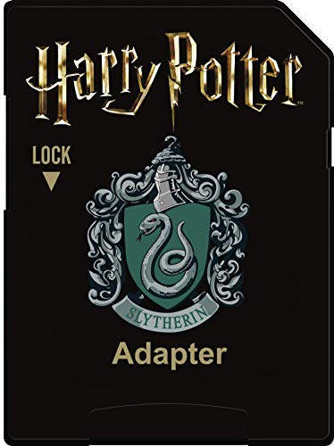 Emtec ECMSDM32GHC10HP02 MicroSD-Karte mit Adapter, 32 GB, Harry Potter Slytherin, UHS-I U1, Lizenzserie