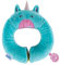 Trunki Cuscino da Viaggio Bambini per Collo e Mento | Cuscino Viaggio Bambini | Cuscino Bambino e Supporto per Auto, Aereo, Bici o Passeggino | Yondi Piccolo Fantasia Una Unicorno (Turchese)