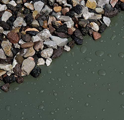 NORDFOL 7,99€/m² Teichfolie Oliv grün PVC -P 1,0mm stark - Folie, Gartenteich, Goldfischteich (PVC-P, 8m x 6m (48m²))