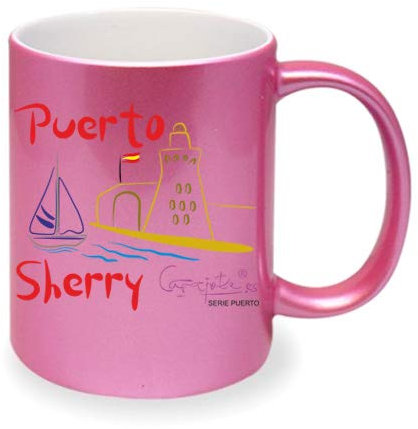 CARAJOTE Mug Series Port Santa Maria Port Sherry Metallic Pink