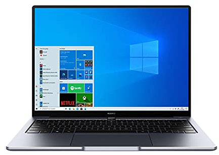 HUAWEI Ordenador portátil MateBook 14 2020 Full View de 14 pulgadas, AMD Ryzen 5 4600H, 8 GB de RAM, 256 GB SSD, carcasa metálica ligera, lector de huellas dactilares, Windows 10 Home - Space Gray