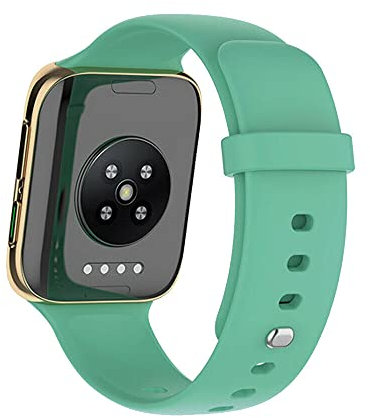 Vinciann cinturino polso SIMPLE SILICONE STRAP per Oppo Watch 46mm sportivo colorato VERDE
