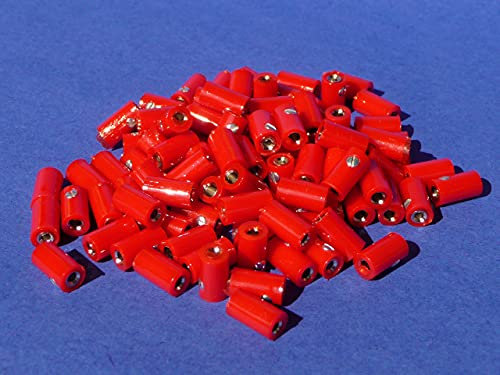 50-STÜCK Modellbahn Kupplung MUFFEN in ROT auch für Märklin