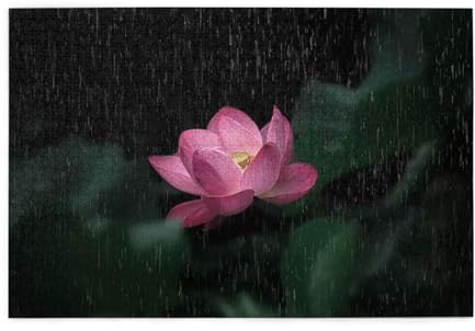 Lotus Flower 1000 Stück Holzpuzzles in Kunststoffboxen, feine Verarbeitung und Haltbarkeit