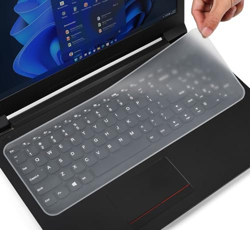 EGMOTAO Universal Keyboard Cover Protector Skin for 15 15.6 16 inch Laptop Notebook, Ultra Thin MacBook HP Dell Lenono ASUS 15 15.6 Waterproof Dustproof Keyboard Protector Skin(13.7 x 5)