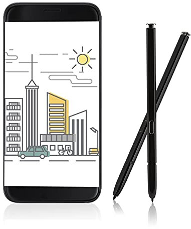 Stylet Blanc Note 10 Plus, Stylet de Remplacement pour écran Tactile, Stylet D'écriture pour écran Tactile intégré électromagnétique pour Galaxy Note 10 Noir (Black)