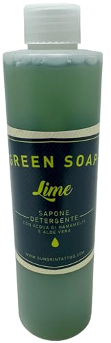 Sunskin Lime Green Soap - 250 ml - Concentrate - by INKgrafiX® DE-Studio - Green Soap - Tattoo Wipe / Clean - Professional Studio - IG69559