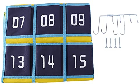 Torribala Klassen Organizer mit Nummeriertem Plan für Handys Rechner Halter (30, Blaue)