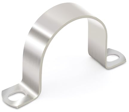 Ø 80 mm Rohrschellen Schwerlast FamlTol 4 Stk Edelstahl befestigungsschelle 2-Loch befestigungsschellen Für Abfluss Rohren befestigung