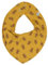 Pippi Babywear Halstuch Dreieckstuch Zahnungslätzchen mit Motiv (gelb Ananas)
