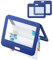 Uniclife Porte Badges avec Fenêtre Double Face en Plastique Rigide Horizontal Pochette Protectrice Cartes de Bureau, Cartes de Crédit, Cartes de Proximité, Permis Conduire et Laissez-Passer, 3 Paquets