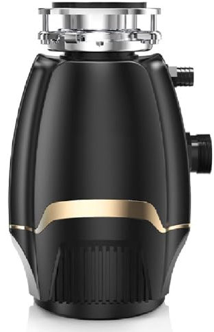 Frantoio per rifiuti alimentari domestici, tritatutto automatico per lavello da 3800 giri/min, 0,75 HP continuo con collegamento alla lavastoviglie, riduzione del rumore, per bucce di verdure, piccole
