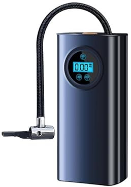 Gonfleur Pneus Voiture Compresseur d'air Rechargeable 150Psi Pompe À Air Portative Gonfleur Pneus Voiture Haute Précision pour Moto Vélo Bateau Balles Compresseur Voiture