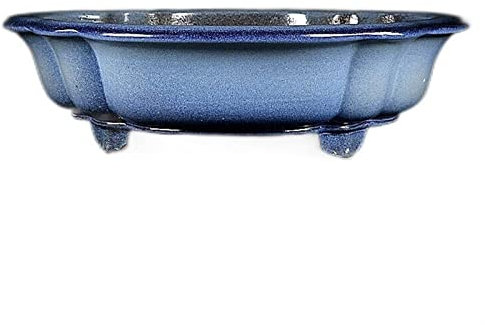Großer Vintage Lila Sand Blumentopf für Zimmerpflanzen Dekorativer Bonsaischopf mit Abflusslöchern Perfekt für Garten Balkon und Wohnzimmer Dekor
