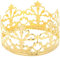 Gold Crown Cake Toper, Mini -Prinzessin und Prince Crystal Kopfstück, elegante Party -Kuchen -Dekoration für Geburtstage und Duschen