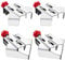 LDHHYH 4Pcs Right Angle Clamp, 90 Degree Stainless Steel Woodworking Corner Clamps, Precision Open and Close Type, Right Angle Splicing Clamp for DIY Woodworking Welding, Cabinet, Door Frame