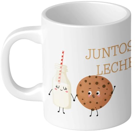 Detalles Únicos Regalos para Novios Boda, Regalos Originales para Parejas, Taza Novio, Regalos Enamorados para Mujer, Tazas Amor, Regalo Novia, Regalos de San Valentin (Galleta)