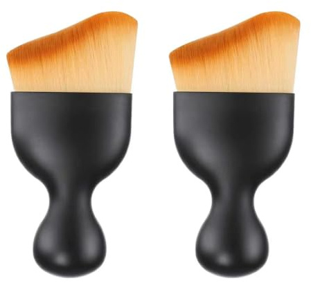 2Pcs Car Interior Cleaning Brush, Car Detailing Brushes, Cars Duster | Cars Duster with Soft Bristles for Dashboard, Airconditioning Vents, Seats Dust Removal, Scratch-Free Car Cleaning Kit