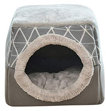 Kolylong® Hundebett Katzenbett Hundehöhle Hundehütte Tragbar Faltbare Hund Zimmer Katzenhöhlen Haustier Haus und Sofa Geometrisch Hundedecke Haustierbett Zwingermatten