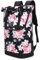 EverVanz Laptop-Rucksack, wasserdichter Reiserucksack, Rucksack für Damen und Herren, leicht, lässig, elegante Schultasche, 9. Rosa/Schwarz, Kompakt, elegant