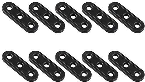Futheda Lot de 10 tendeurs de Corde à 3 Trous pour Tente, tendeur de Corde de réglage pour Camping, randonnée, randonnée, Sac à Dos, abri de Pique-Nique, activités de Plein air
