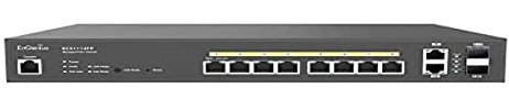 EnGenius ECS1112FP Cloud Managed - Conmutador (8 puertos, Gigabit 130 W, PoE+)