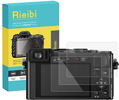 Rieibi Protector de pantalla para cámara digital Panasonic Lumix DMC-LX100 LX100 II (3 unidades)