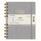 Moleskine Monatsplaner 2022, 2023, 12 Monate Terminplaner, Monatsplaner im Festen Einband, Maß XXL 21,6 x 27,9 cm, Remake Smoke