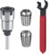 Vklopdsh Router Bit Colle Collet Chuck Converter Adapter,Convert 1/2,1/4-Inch Bit with ER20 Spring Collet
