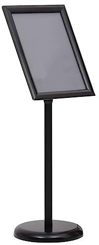 Support d'affiche A3 sur pied Noir Alliage d'aluminium