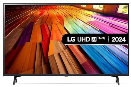 LG 43UT80006LA 43-Inch 4K UHD Smart TV, (α5 AI Processor Gen7, Freeview Play and Amazon Alexa, 60Hz), Ashed Blue [Model 2024]