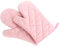 LuLiyLdJ Hitzebeständig Ofenhandschuhe Verdickte Hitzeresistente Topfhandschuhe Topflappen Backhandschuhe, Backhandschuhe Ofenhandschuhe, Topflappen Handschuh, Ofenhandschuhe, (rosa), 1 Paar