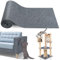 Fentar Rascador para Gatos Sofa, 200×40 CM Autoadhesivo Recortable Protector Sofa Gatos Arañazo, Alfombra Rascador para Gatos, DIY Climbing Cat Scratcher para Proteger Alfombrasy (Gris Oscuro)