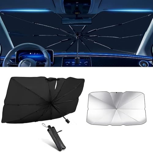 YANGCP Parasol Parabrisas Delantero Coche para BMW X4 F26 2014-2018, Parasol Plegable Proteger de la Lluvia