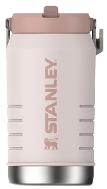 STANLEY 1913 IceFlow Flip Straw 2.0 Jug 1.9L - Rose Quartz | Kühlt 20 Std. - 4 Tage eisgekühlt - Auslaufsicher - BPA-frei - Spülmaschinenfest