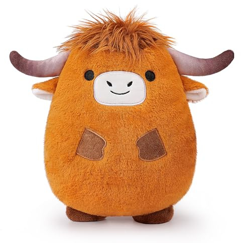 Microwave Heating Pad for Pain Relief Cramps & Period Pain Relief 11.8 Highland Cow Heating Pad Plush for Menstruation, Back Pain, Neck Shoulder, Stress Relief Moist Heat Pad Gifts for Unisex