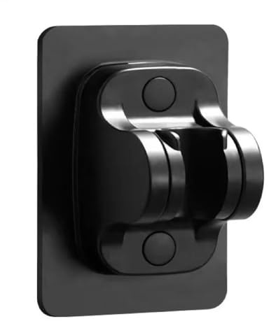 TCVCTNMZTX 15CM 3 Modes Black Silver Shower Head High Pressure Spray Nozzle Big Boost Filtered Bathroom Accessories Shower Head(Black Bracket)